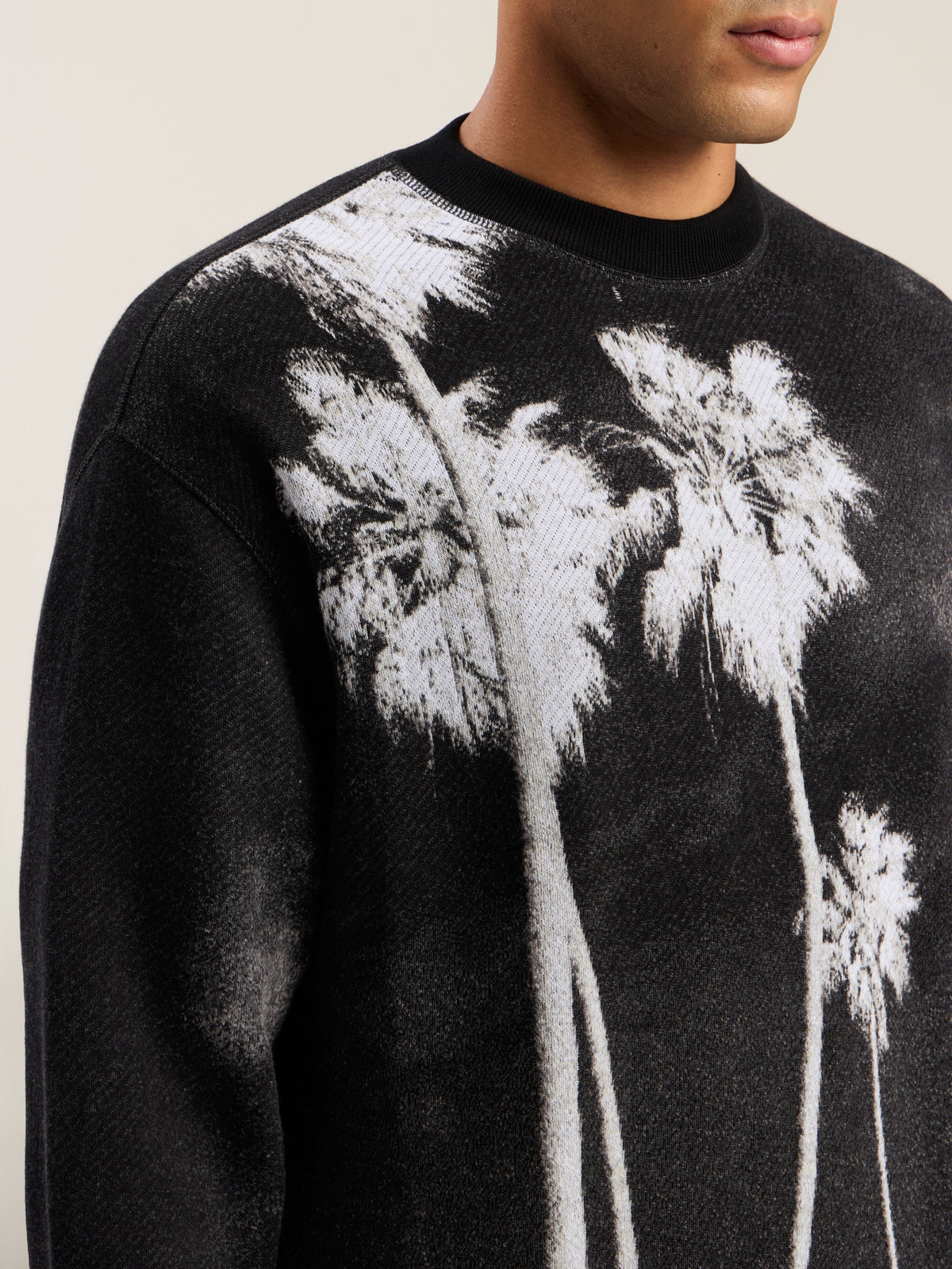 PALM ANGELS  BLACK - WHITE PMHE086F25KNI001