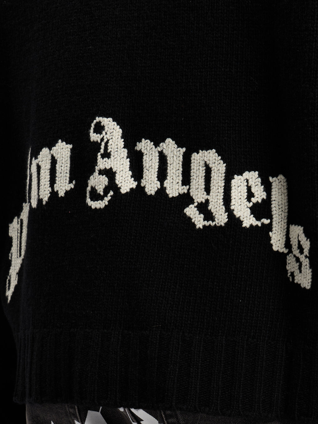 PALM ANGELS  BLACK WHITE PMHF009C99KNI001
