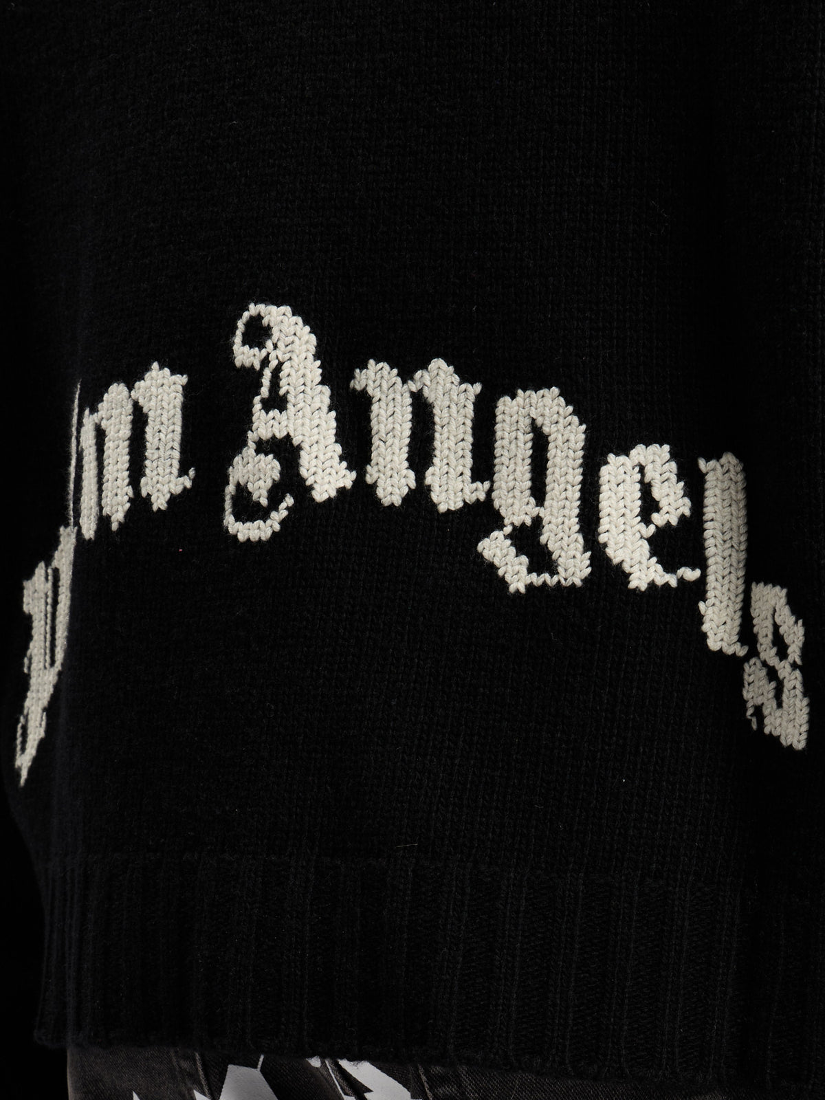 PALM ANGELS  BLACK WHITE PMHF009C99KNI001