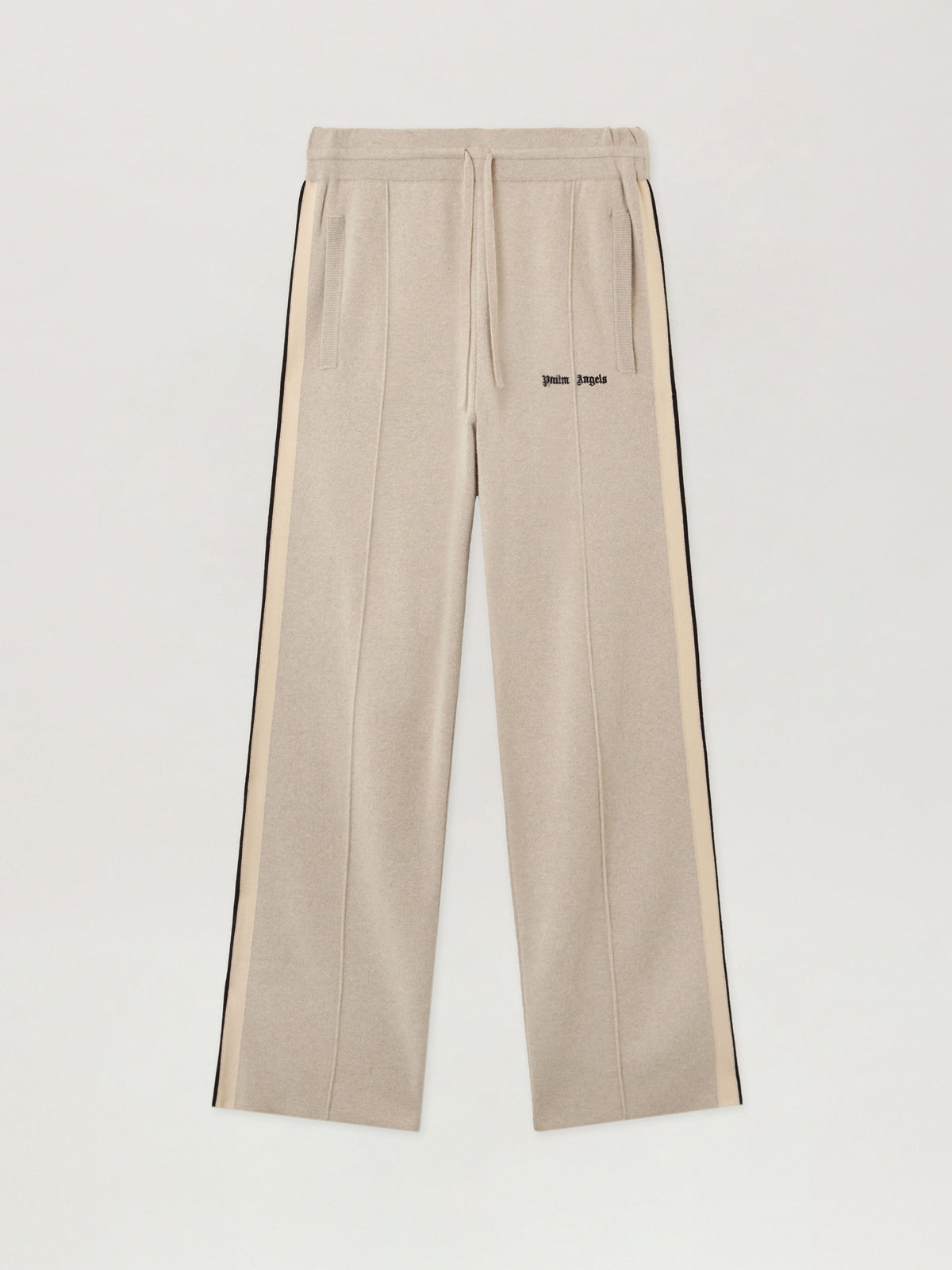 PALM ANGELS  LIGHT BEIGE - BLACK PMHG023F25KNI001