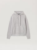 PALM ANGELS  GREY MELANGE - OFF WHITE PMHU025F25KNI001