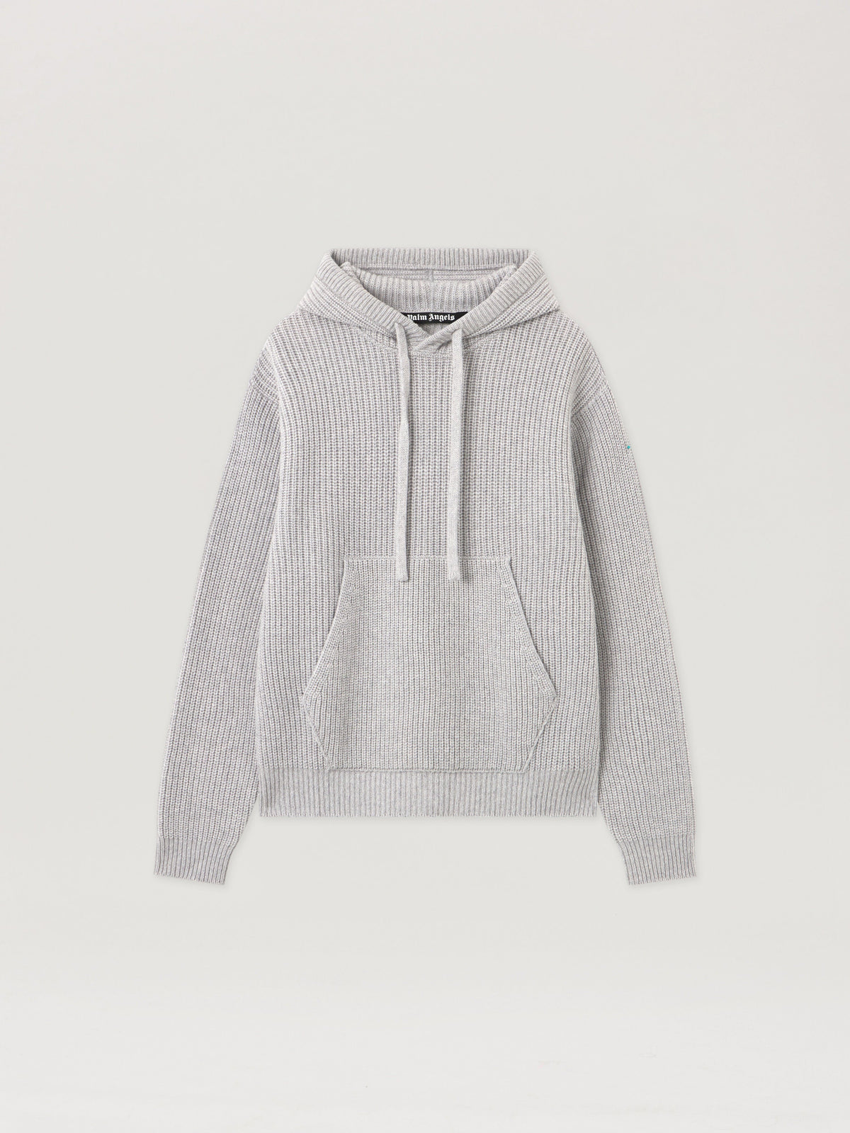 PALM ANGELS  GREY MELANGE - OFF WHITE PMHU025F25KNI001