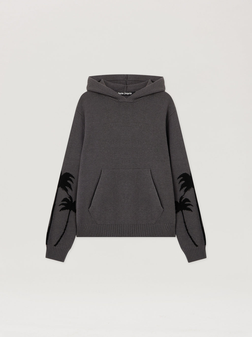 PALM ANGELS  DARK GREY - BLACK PMHU026F25KNI001
