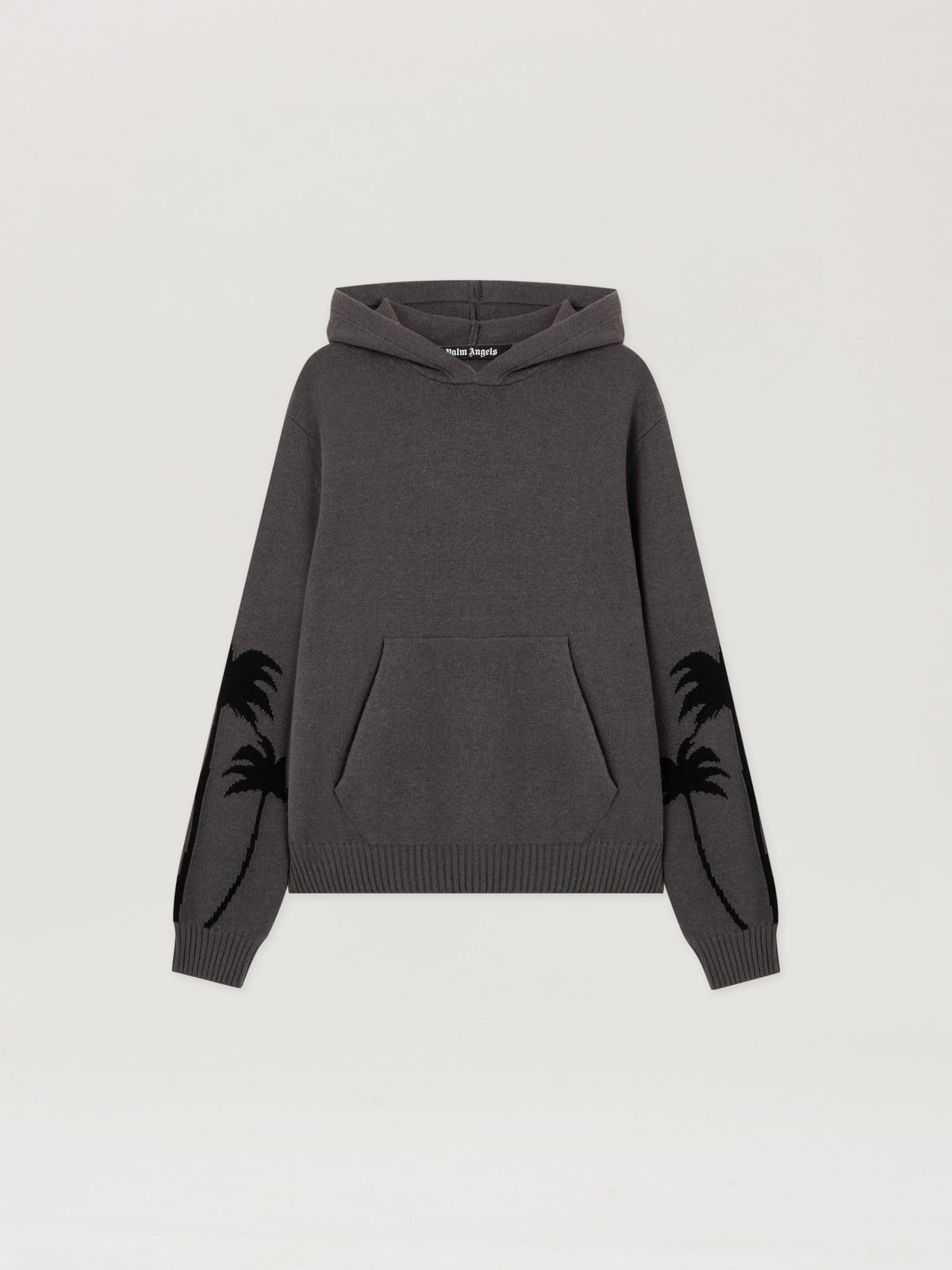 PALM ANGELS  DARK GREY - BLACK PMHU026F25KNI001