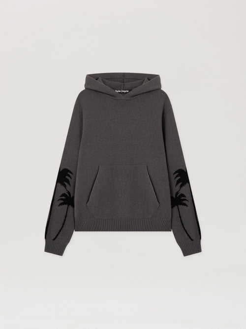 PALM ANGELS  DARK GREY - BLACK PMHU026F25KNI001