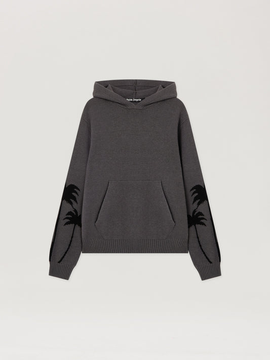 PALM ANGELS  DARK GREY - BLACK PMHU026F25KNI001