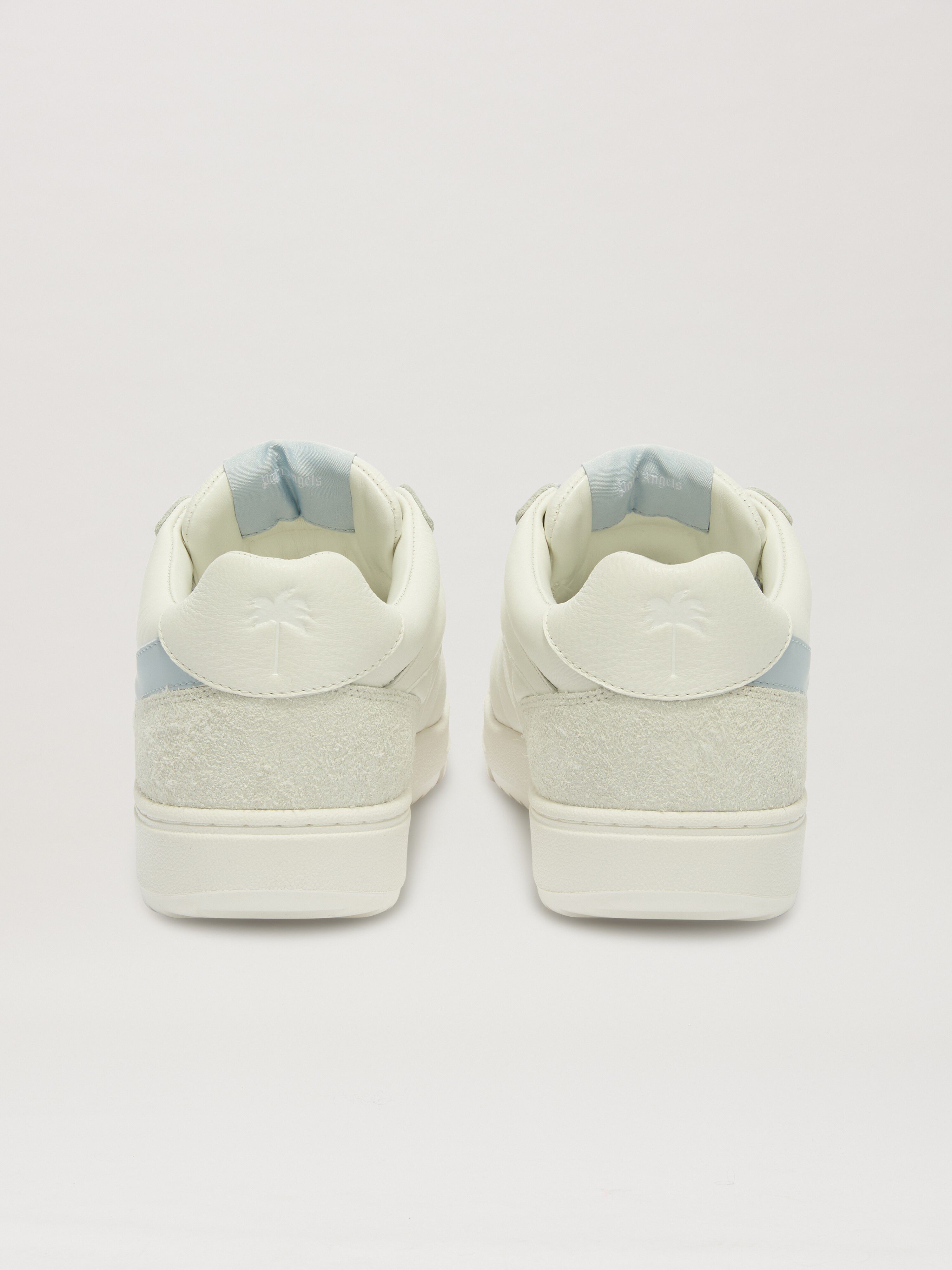 PALM ANGELS  PALM BEACH UNIVERSITY WHITE - BABY BLUE PMIA097S25LEA001