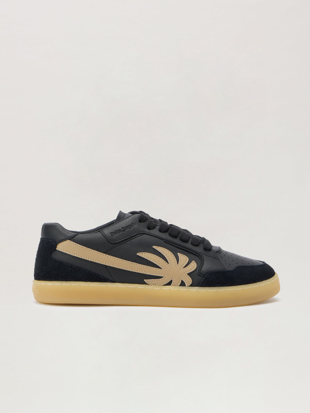 PALM ANGELS New Palm 1 Sneakers BLACK - BEIGE PMIA099F25LEA001