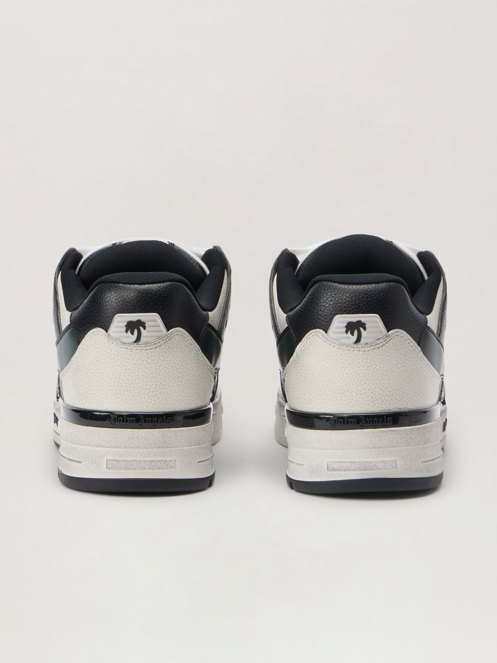 PALM ANGELS Venice Worn Out Sneakers WHITE - SAGE PMIA101F25LEA001