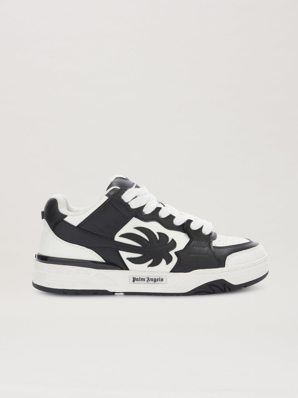 PALM ANGELS  VENICE SNEAKERS WHITE - BLACK PMIA101S25LEA001