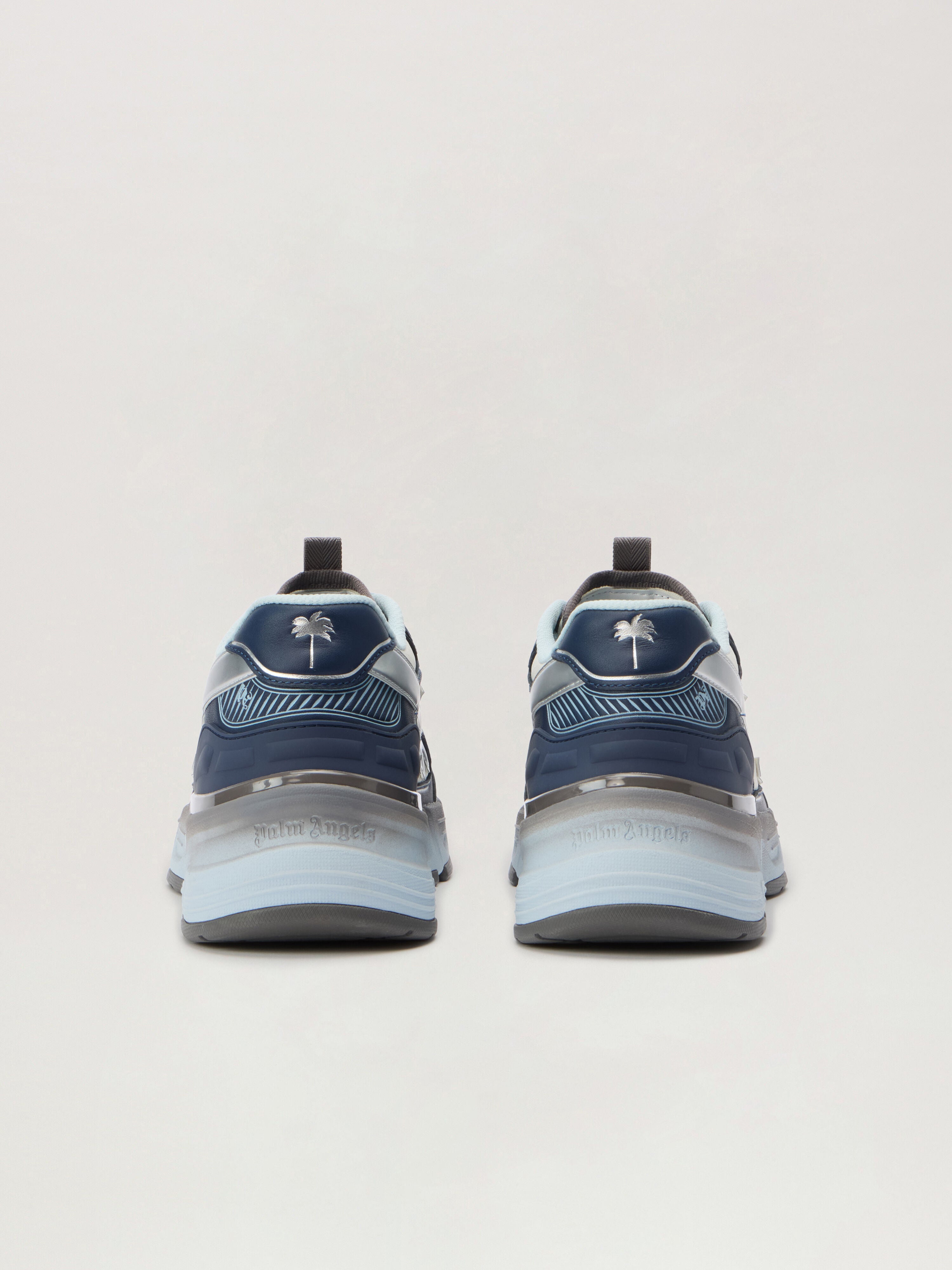 PALM ANGELS PA 4 Sneakers COBALT BLUE - SILVER PMIA102F25FAB001