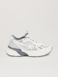 PALM ANGELS  PA 4 LEATHER SNEAKERS GREY - WHITE PMIA102S25FAB001