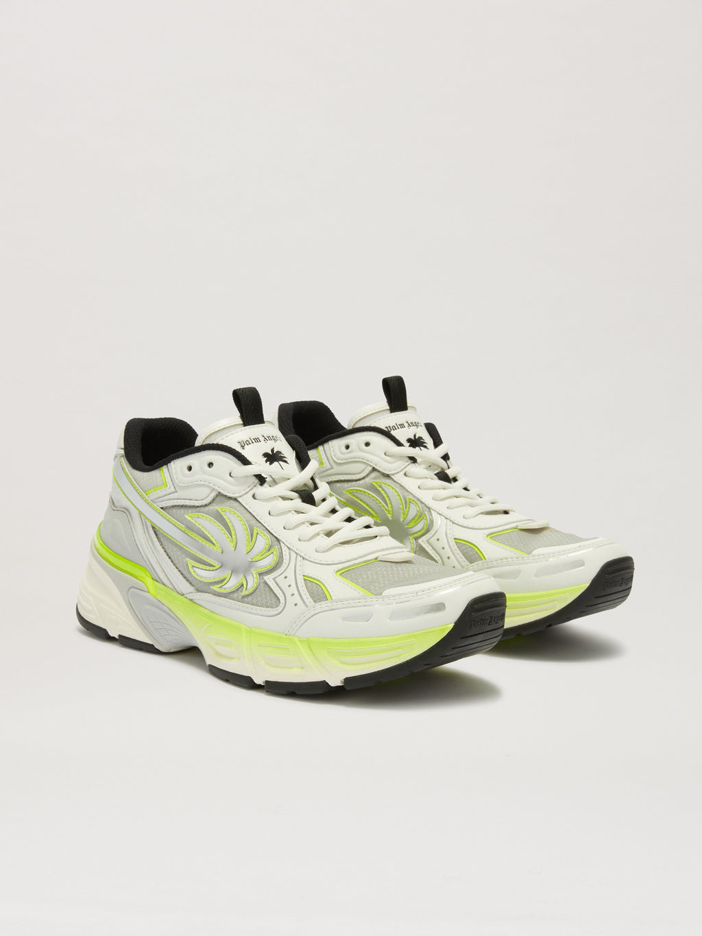 PALM ANGELS  PA 4 FLUO SNEAKERS YELLOW FLUO - SILVER PMIA102S25FAB002