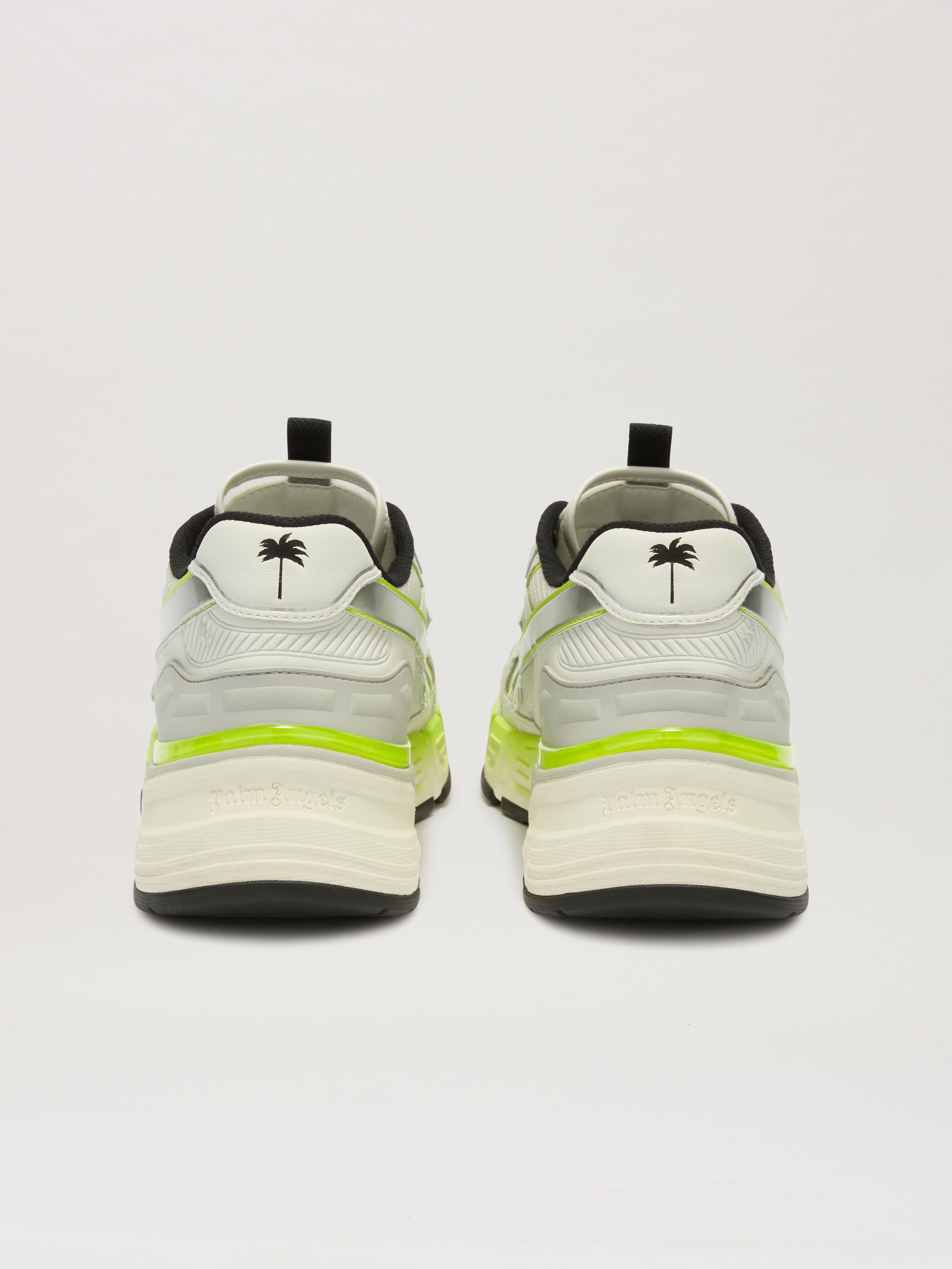 PALM ANGELS  PA 4 FLUO SNEAKERS YELLOW FLUO - SILVER PMIA102S25FAB002