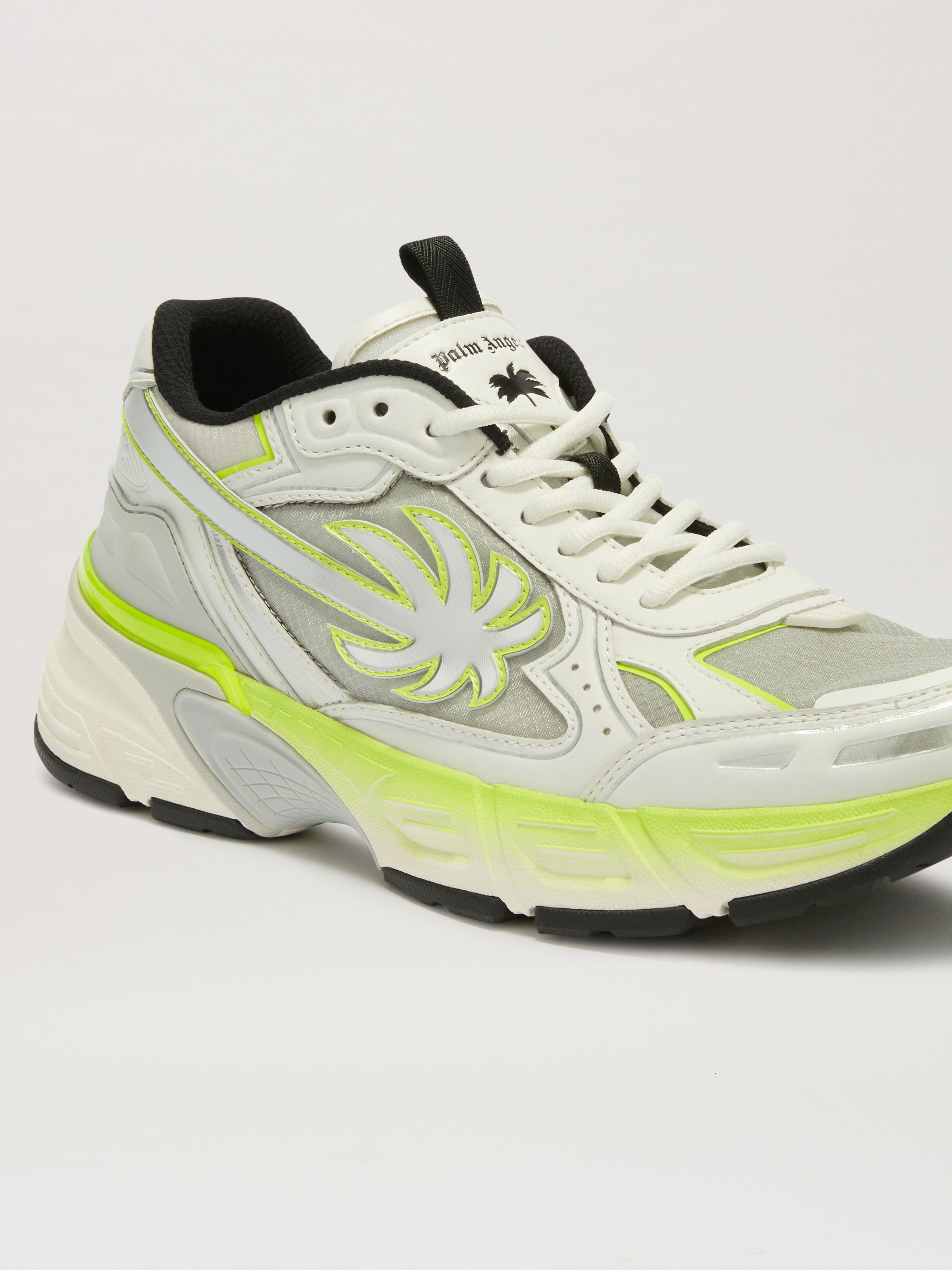 PALM ANGELS  PA 4 FLUO SNEAKERS YELLOW FLUO - SILVER PMIA102S25FAB002