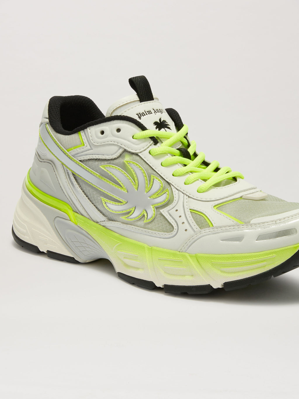 PALM ANGELS  PA 4 FLUO SNEAKERS YELLOW FLUO - SILVER PMIA102S25FAB002
