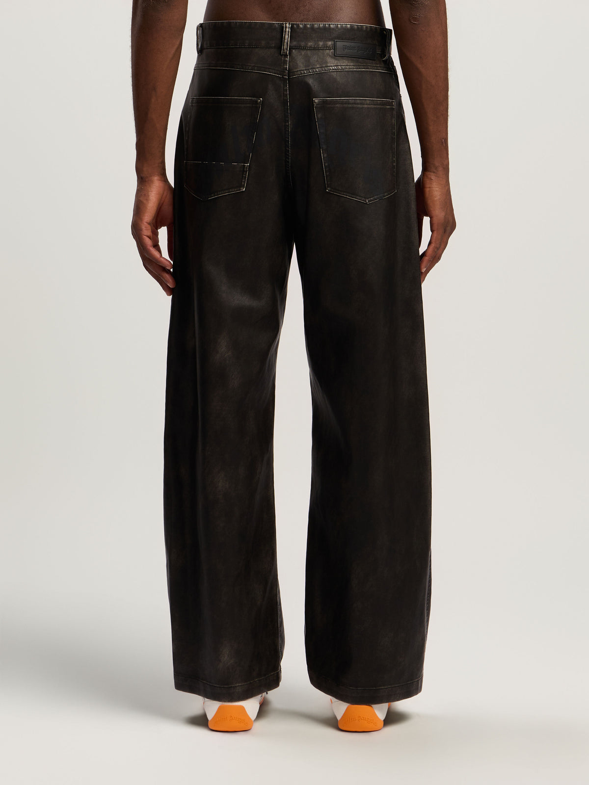 PALM ANGELS  DARK GREY - BLACK PMJB018F25FAB001