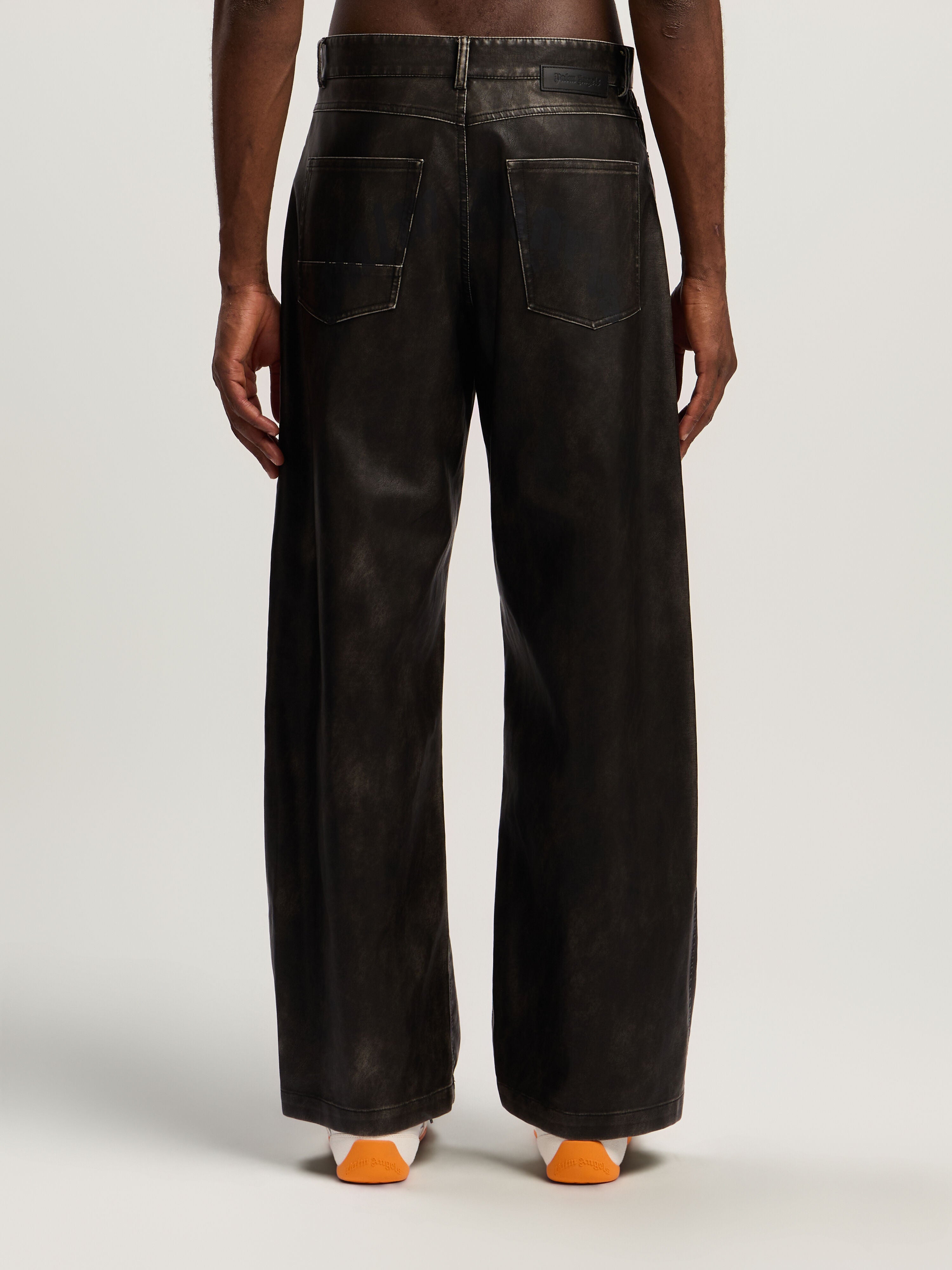 PALM ANGELS  DARK GREY - BLACK PMJB018F25FAB001
