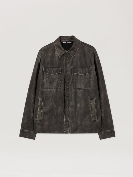 PALM ANGELS  DARK GREY - BLACK PMJE015F25FAB001