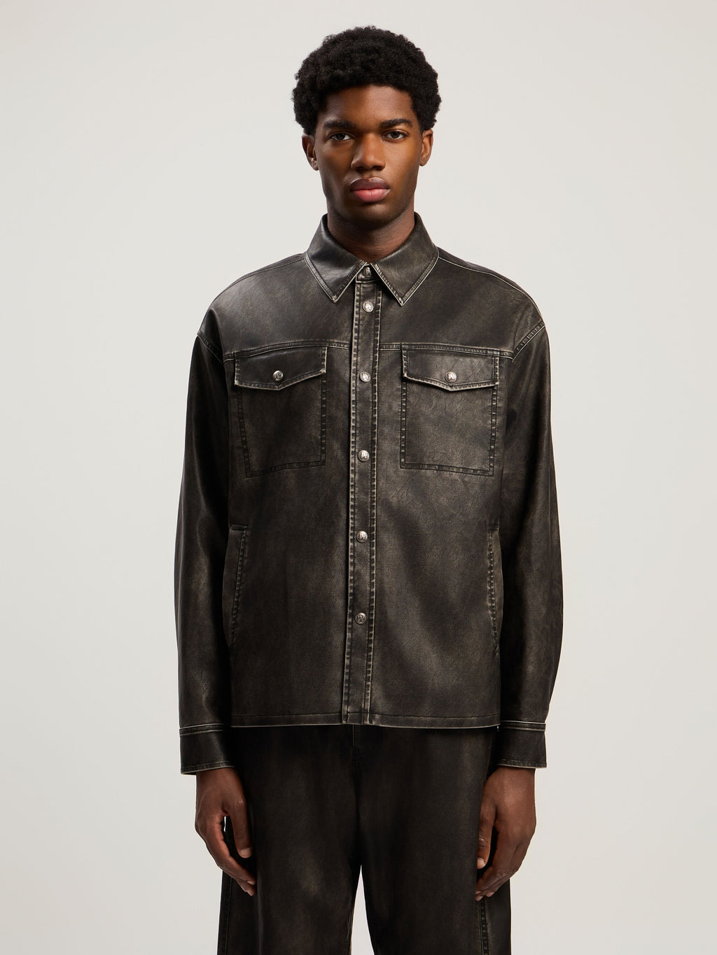 PALM ANGELS  DARK GREY - BLACK PMJE015F25FAB001