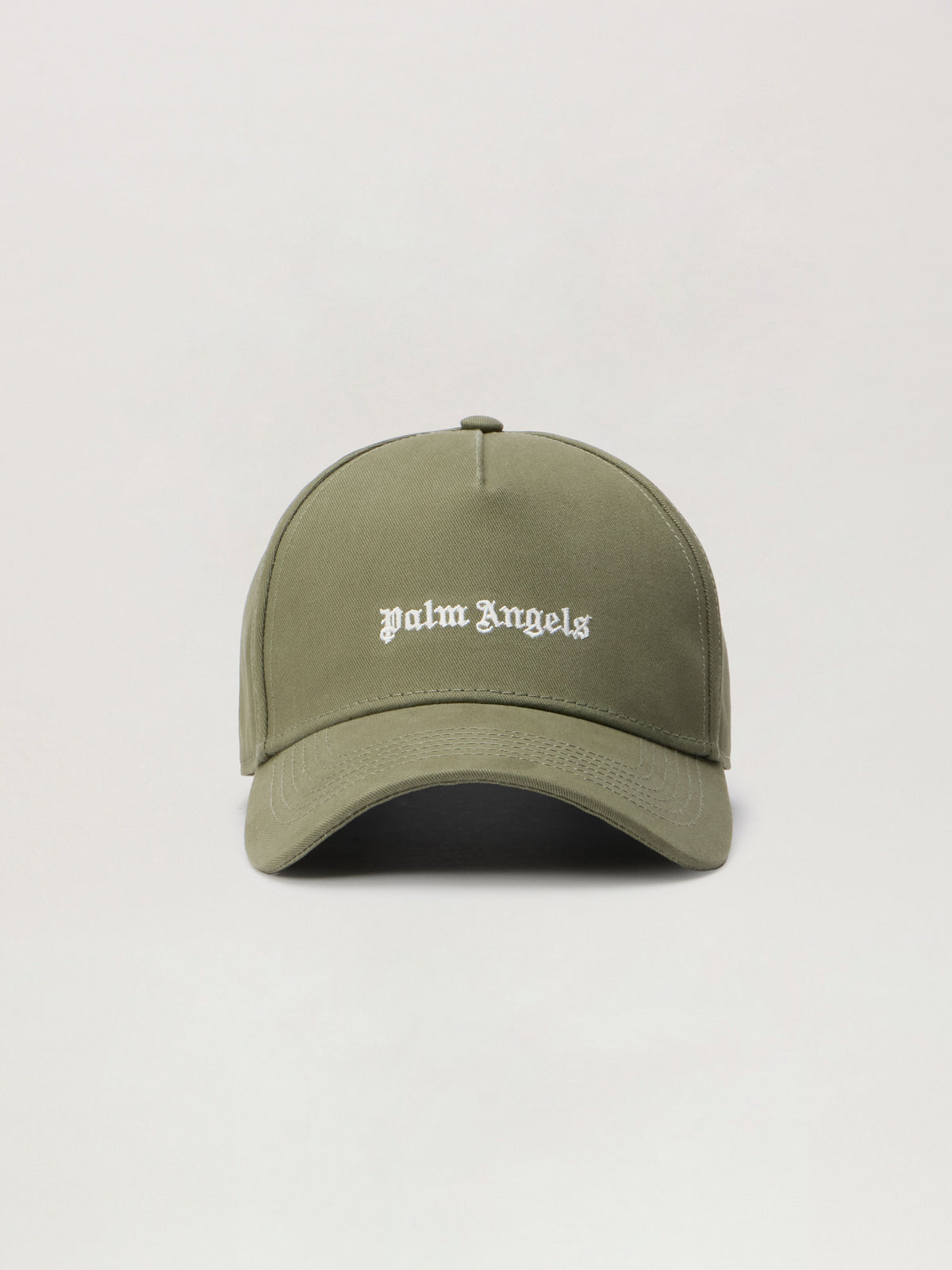 PALM ANGELS Classic Logo Corduroy Cap MILITARY OFF WHITE PMLB104S26FAB005