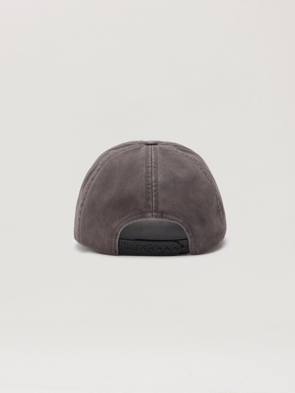 PALM ANGELS Skull Logo Cap DARK GREY OFF WHITE PMLB104S26FAB006