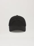 PALM ANGELS  CURVED LOGO CAP BLACK - BLACK PMLB10AS25FAB001