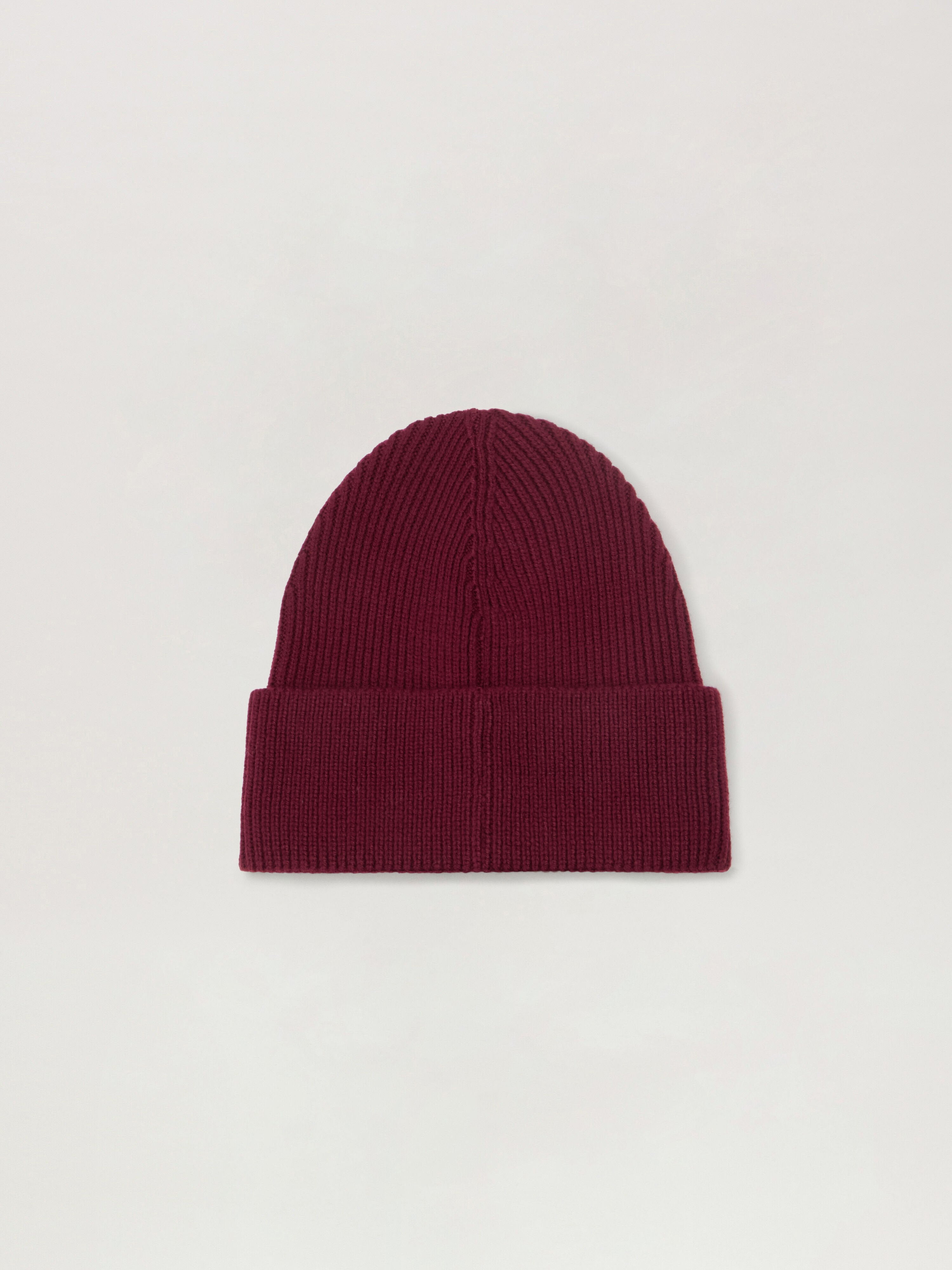 PALM ANGELS Curved Logo Beanie FUCHSIA - PINK PMLC030F25KNI002