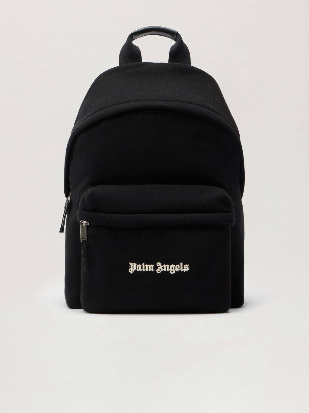 PALM ANGELS Classic Logo Backpack BLACK - OFF WHITE PMNB024F25FLE001