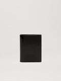PALM ANGELS  CURVED LOGO BIFOLD WALLET BLACK PMNC024S25FAB001