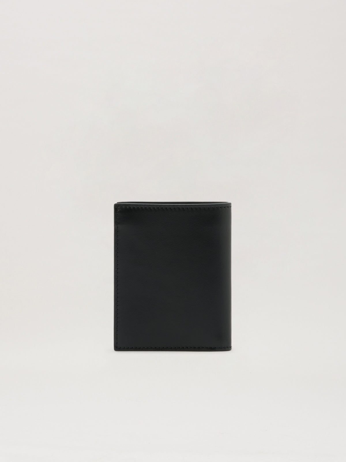 PALM ANGELS Classic Logo Bifold Wallet BLACK OFF WHITE PMNC024S26LEA001