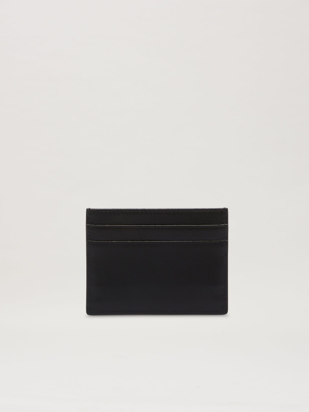 PALM ANGELS Logo Card holder BLACK - WHITE PMND017C99LEA001