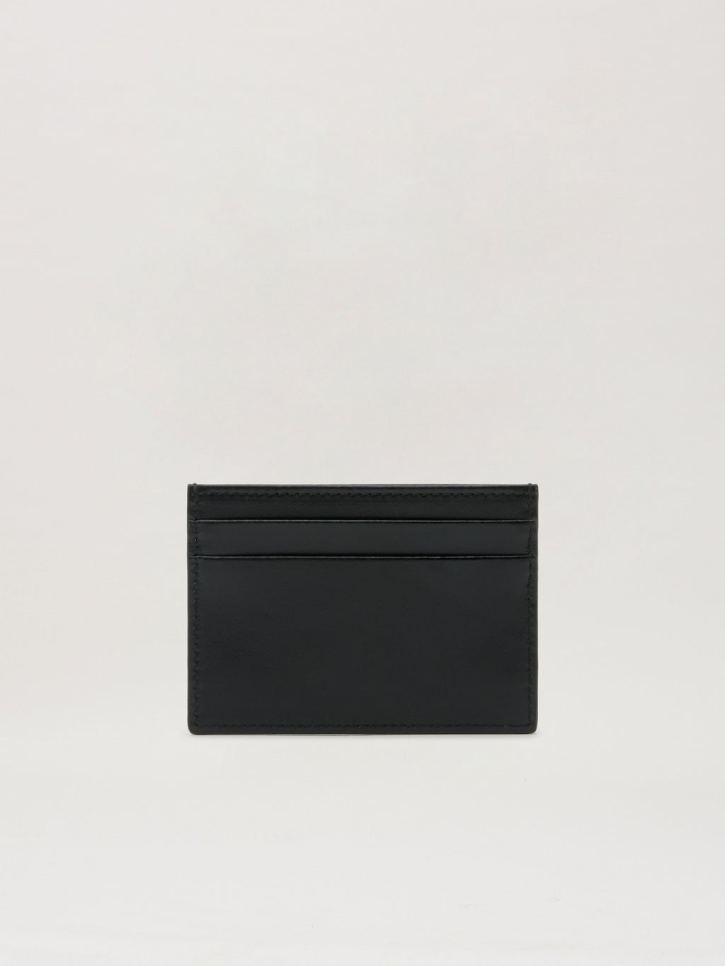 PALM ANGELS Classic Logo Card Holder BLACK OFF WHITE PMND017S26LEA001