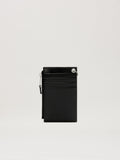 PALM ANGELS  LOGO PLATE CARD HOLDER BLACK PMND019S25FAB001