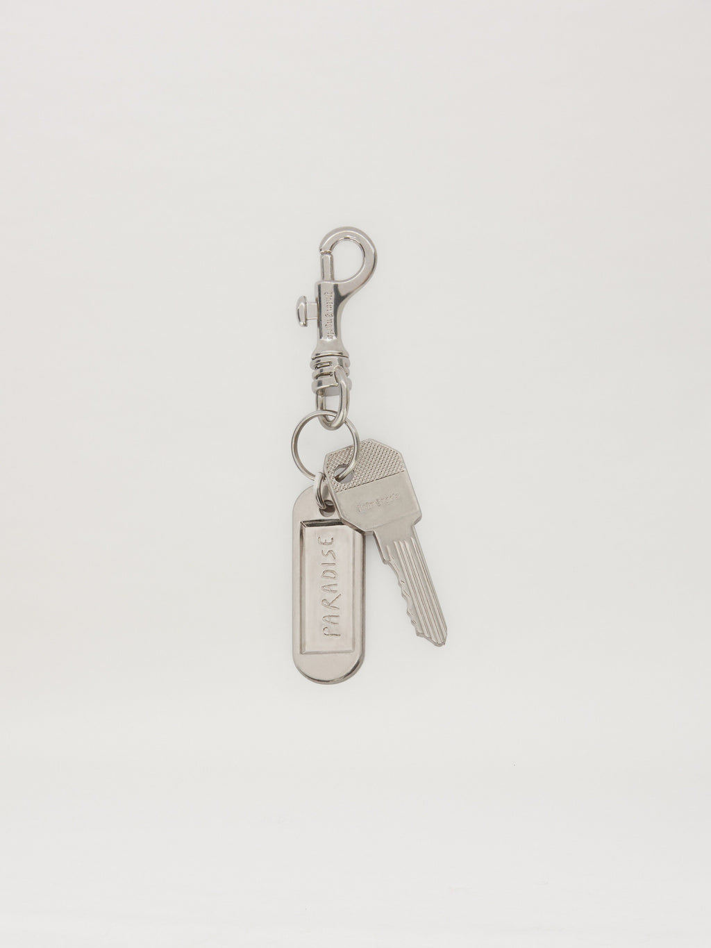 PALM ANGELS  PARADISE PALM KEYRING SILVER - SILVER PMNF01BS25MAT001