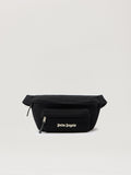 PALM ANGELS Classic Logo Fanny Pack BLACK - OFF WHITE PMNO009F25FLE001