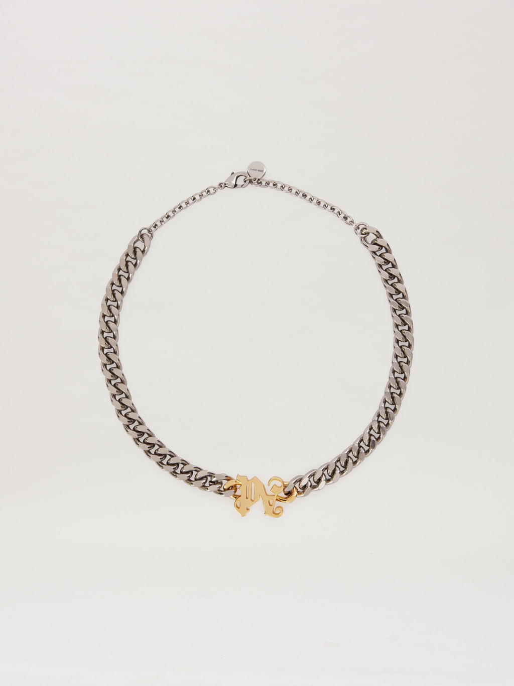 PALM ANGELS Gold Monogram necklace SILVER - GOLD PMOB017C99MAT001