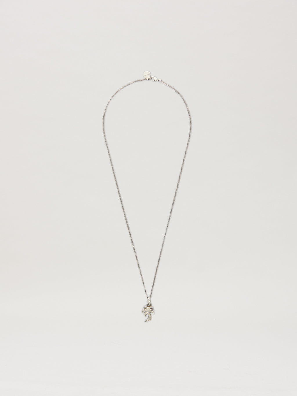 PALM ANGELS  PALM MELTED CHARM NECKLACE SILVER - TRAN SILVER - TRANSPARENT PMOB128S25MAT001