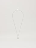 PALM ANGELS  OVAL PALM S NECKLACE SILVER - SILVER PMOB12BS25MAT001