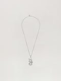 PALM ANGELS Snake Box Logo Necklace SILVER - SILVER PMOB12GF25MAT001