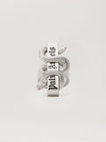 PALM ANGELS Snake Box Logo Ring SILVER - SILVER PMOC02EF25MAT001