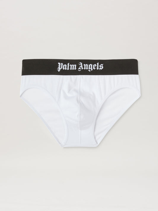 PALM ANGELS  WHITE BLACK PMUF002C99FAB001