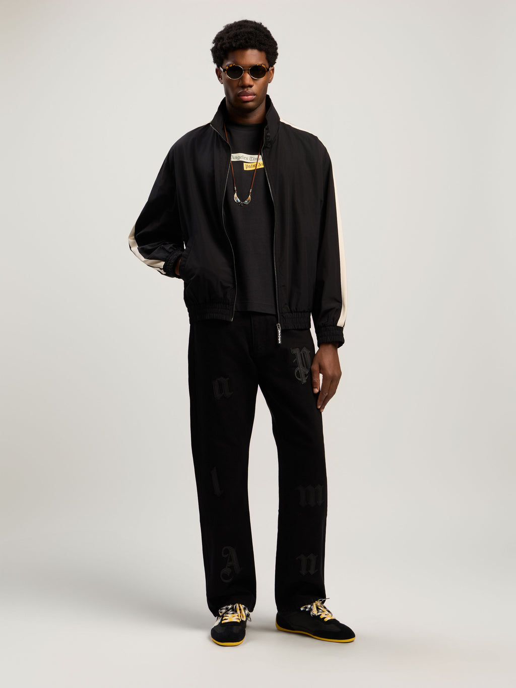 PALM ANGELS  BLACK - BLACK PMYA041F25DEN001