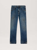 PALM ANGELS  L WORKWEAR DENIM PANTS BLUE - LIGHT BLUE PMYA048S25DEN001