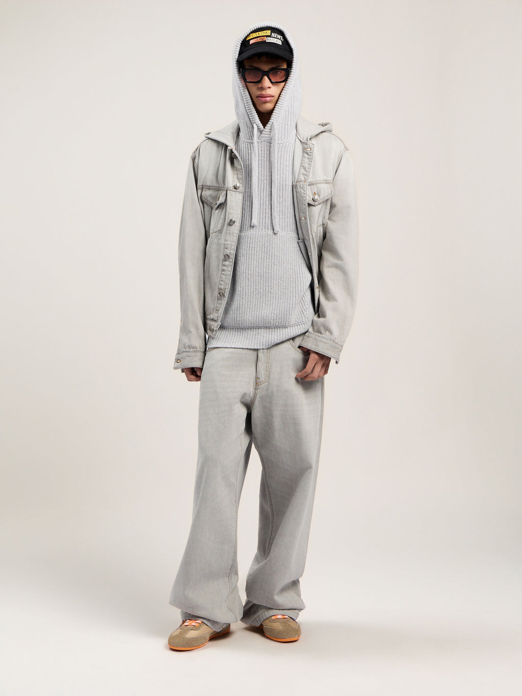 PALM ANGELS  LIGHT GREY - LIGHT GREY PMYA049F25DEN001