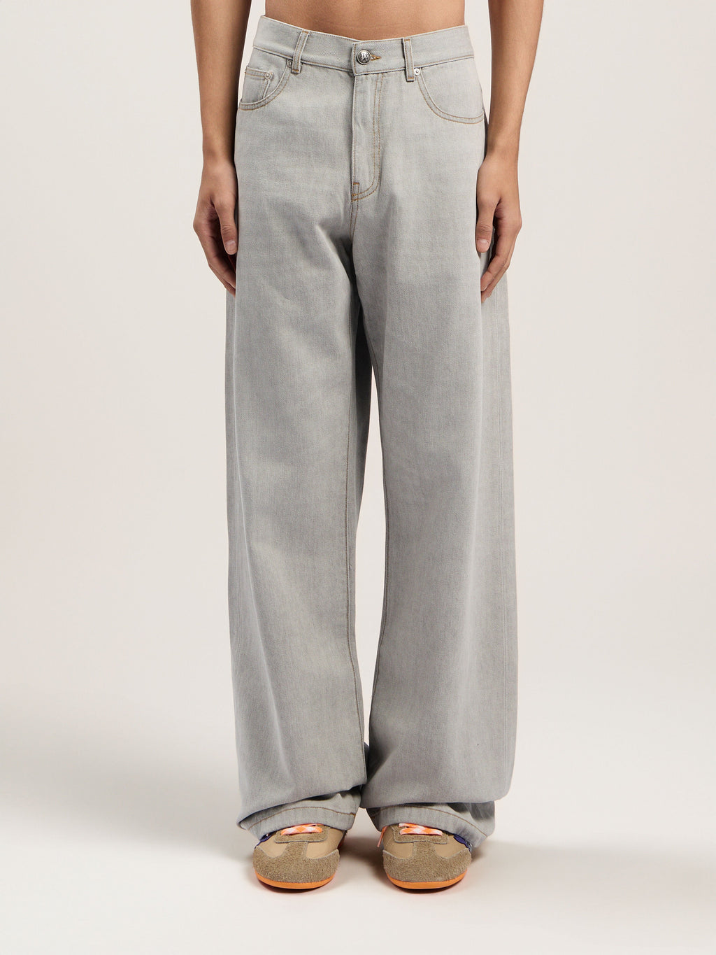 PALM ANGELS  LIGHT GREY - LIGHT GREY PMYA049F25DEN001