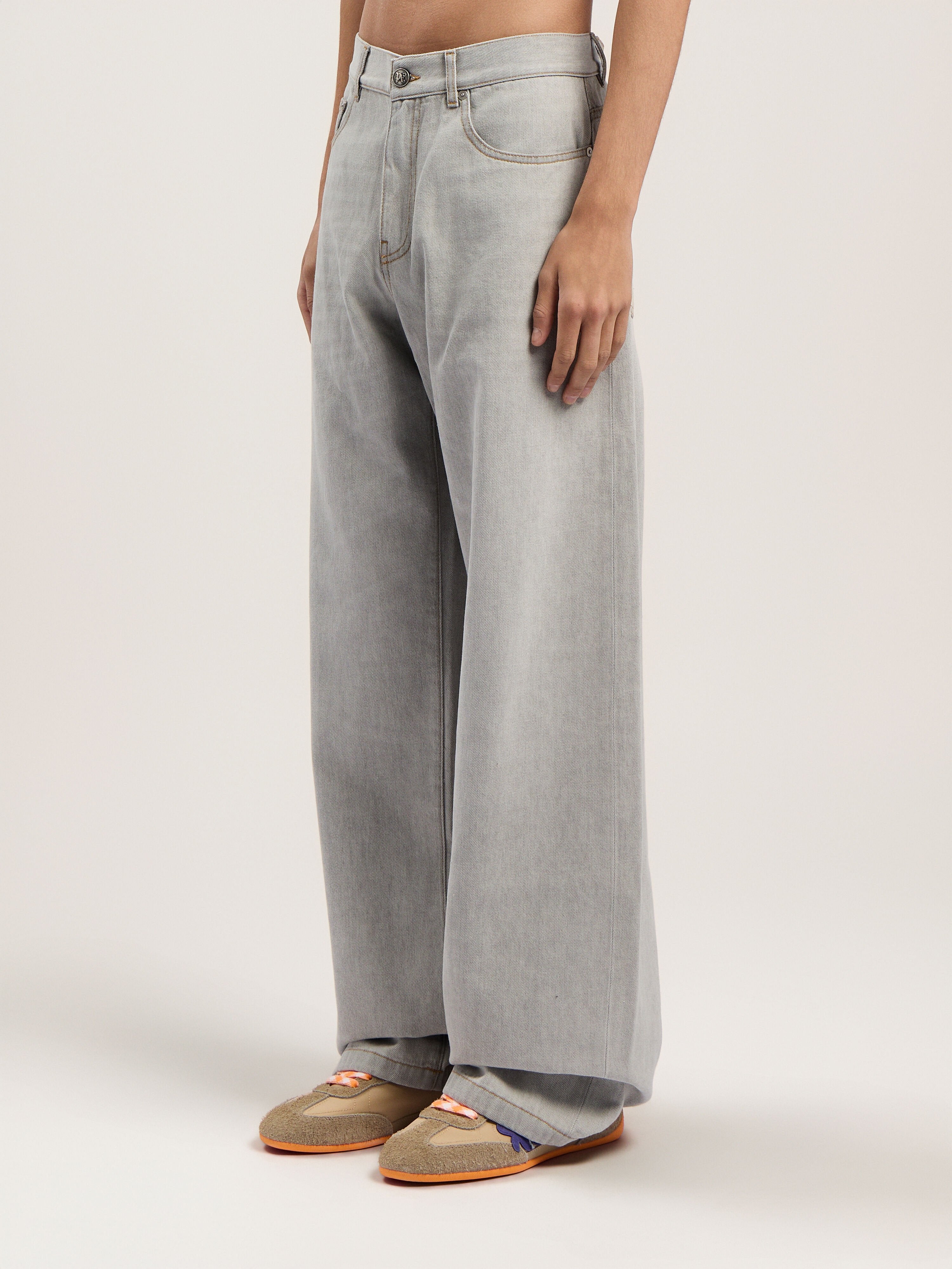 PALM ANGELS  LIGHT GREY - LIGHT GREY PMYA049F25DEN001