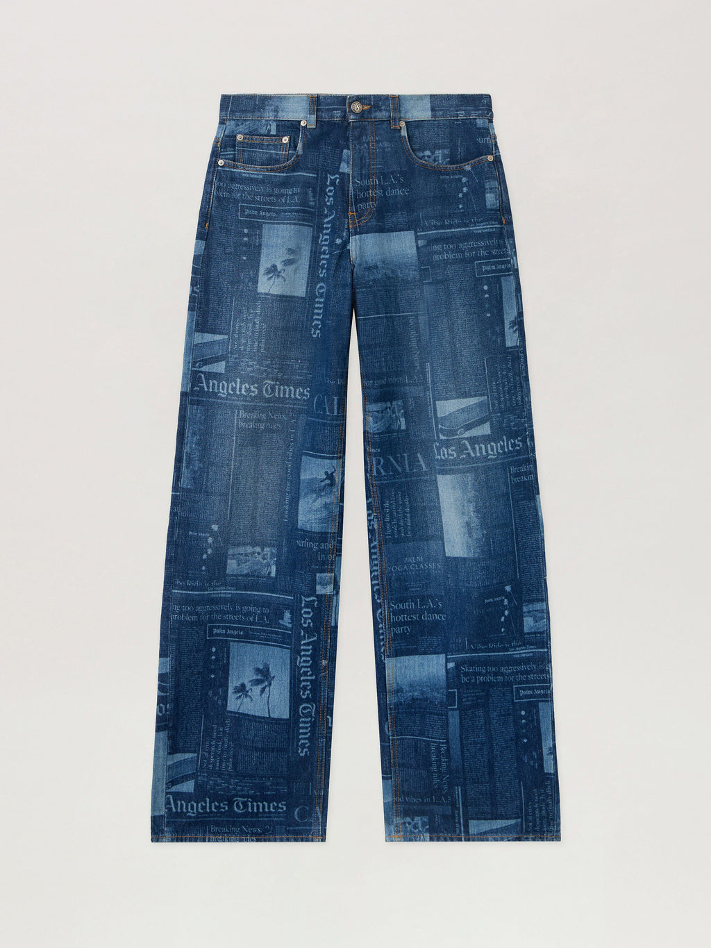 PALM ANGELS  MEDIUM BLUE - DUSTY BLUE PMYA049F25DEN002