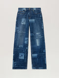 PALM ANGELS  MEDIUM BLUE - DUSTY BLUE PMYA049F25DEN002