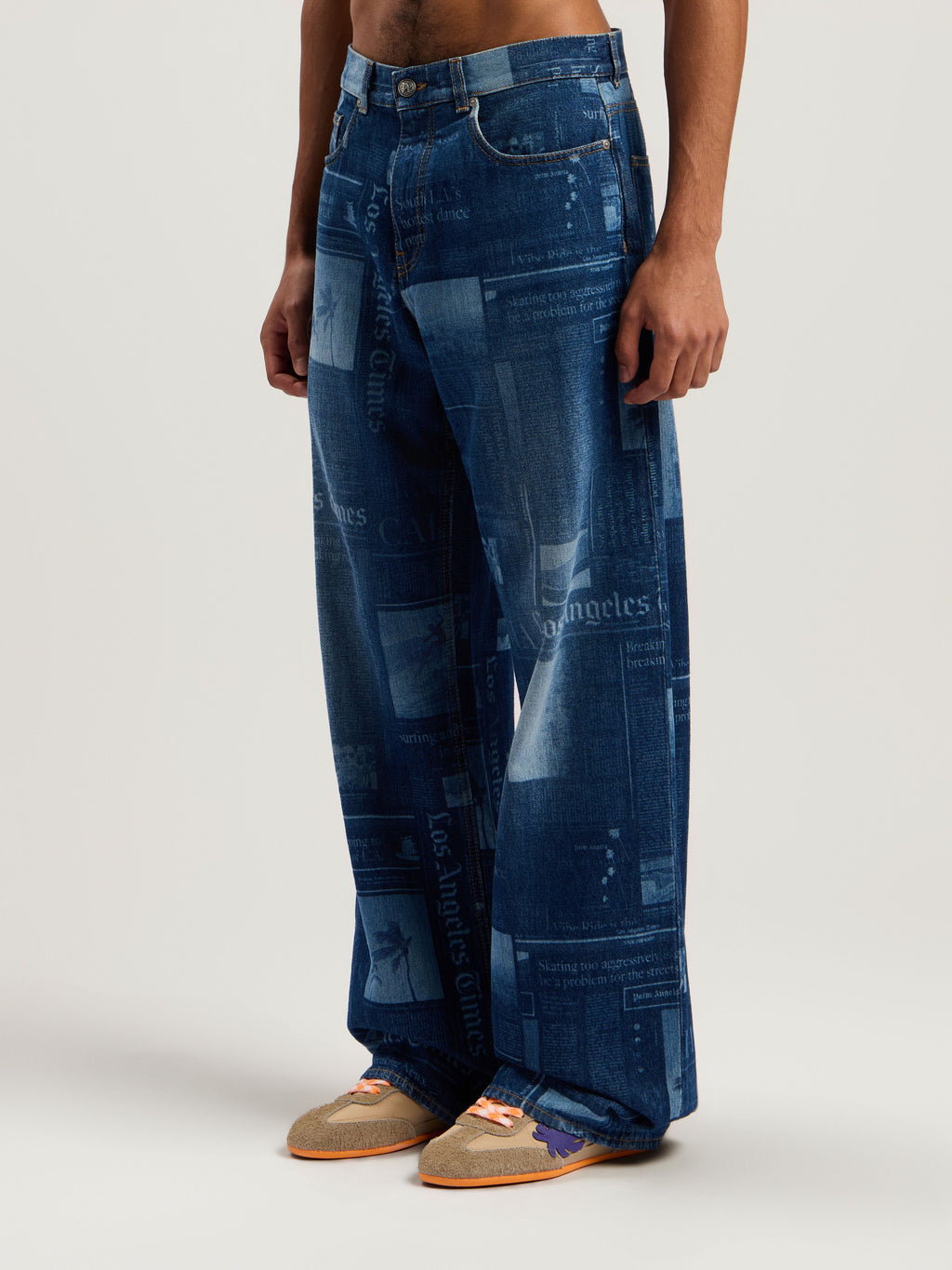 PALM ANGELS  MEDIUM BLUE - DUSTY BLUE PMYA049F25DEN002
